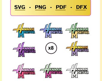 Hannah Montana PNG Vector Pack  (Digital Download)