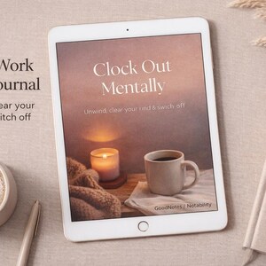 After Work Reset Journal | Mental Reset, Stress Relief (Digital Download)
