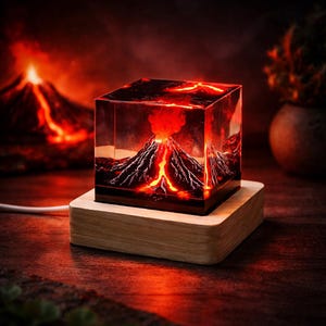 Volcano led light - Etsy 日本