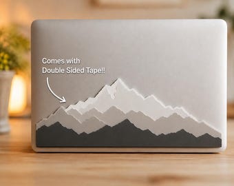Laptop skin mountain | Custom Macbook decal