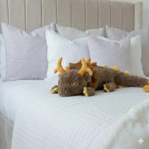 Zhongli Dragon Plush - 67 cm Morax Rex Lapis Gosedjur - Genshin Impact Lång Drake Kudde - Spelrumsdekor - Present till Genshin-fans