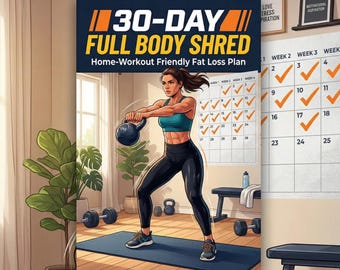 30-Day Full Body Shred Workout Plan | Home HIIT Strength Program