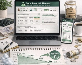 Debt Snowball Planner | Notion Budget Tracker