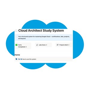 クラウド認定資格学習プランナー（Notionテンプレート）｜ラボ、認定資格、プロジェクトの進捗状況を追跡