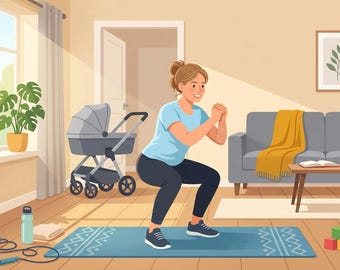 Busy Mum Fat Loss Plan | 30-Day Home Workout, Fitness Routine