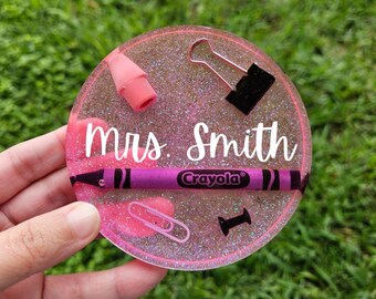 Teacher Coaster - Teacher Appreciation Gift - End of Year Gifts - Teacher Gift - Personalized Coasters - Customer Coasters