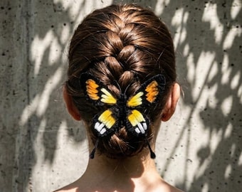 Swallowtail Butterfly Hair Clip, Brooch, Realistic Statement Accessory, Gift For Her