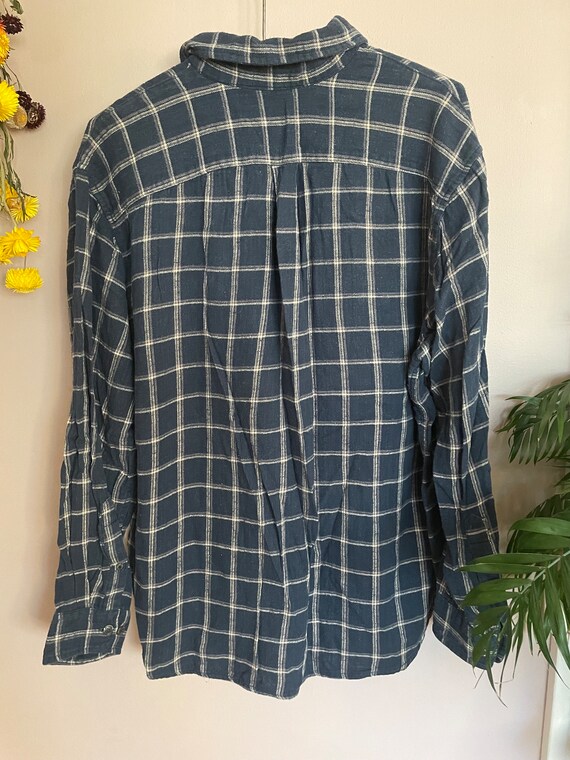 Vintage Blue Basic Editions Flannel - image 6