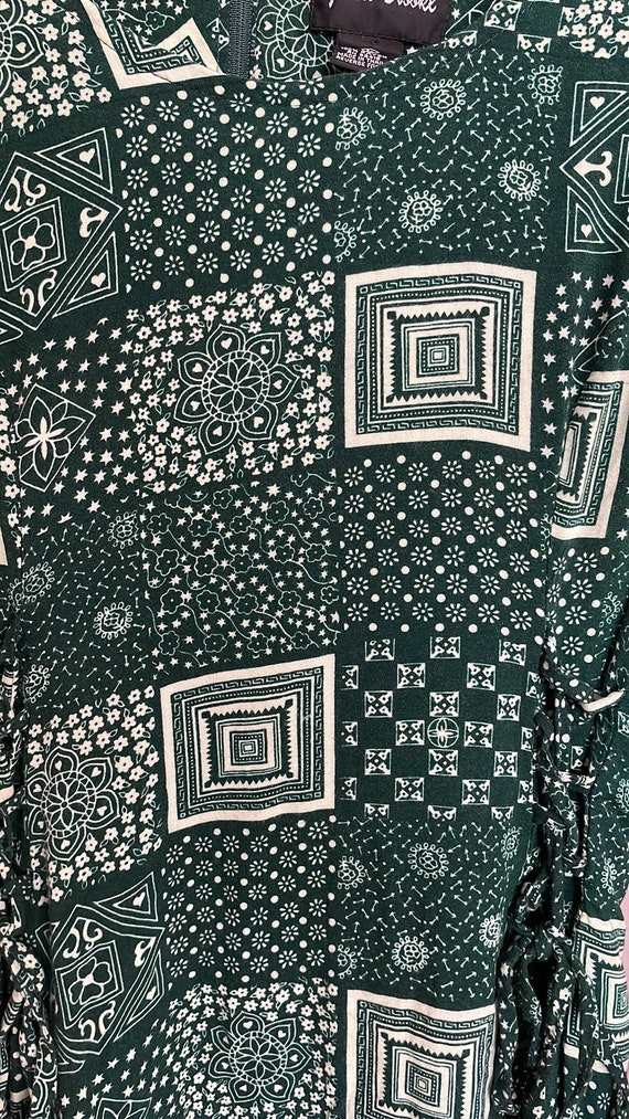 Vintage Jamie Brooke Boho Pattern Dress - image 6