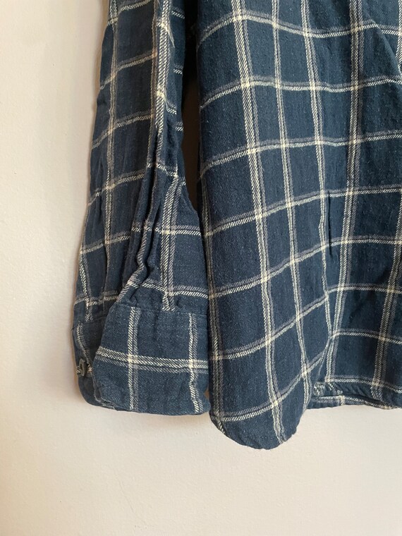 Vintage Blue Basic Editions Flannel - image 3