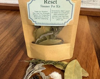 Reset Simmer Pot Kit - Natural Home Fragrance