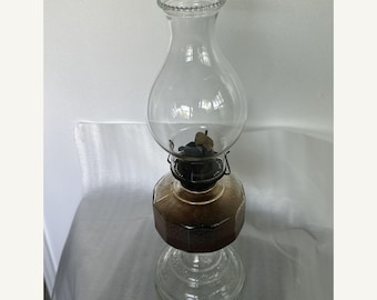 Dekoracja w stylu rustykalnym, lampa naftowa | Babcia Dama