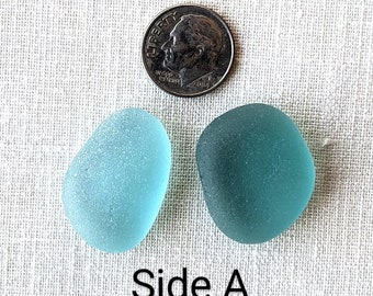 Genuine Beach Sea Glass Ultra Rare Aqua Teal Blue STOPPER Japanese Sea ...