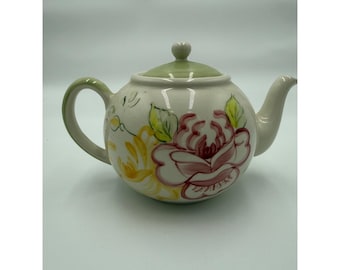 Royal Albert Royal Dalton Earthenware Teapot Rose Garden Vintage