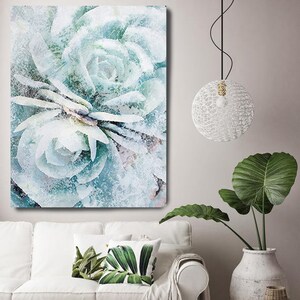 Succulent Dance, Succulent Wall Decor, Watercolor, Succulent Painting, Tropical Painting, Watercolor Painting, Tropical Canvas Print