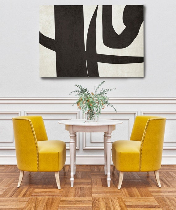 Modern Aesthetics Minimalist Abstract Wall Art Fine Art Canvas Prints –