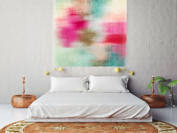 Abstract Expressionism N31. Abstract Paintings Art, Wall Decor, Extra Large Abstract Colorful Canvas Art Print up to 48" by Irena Orlov