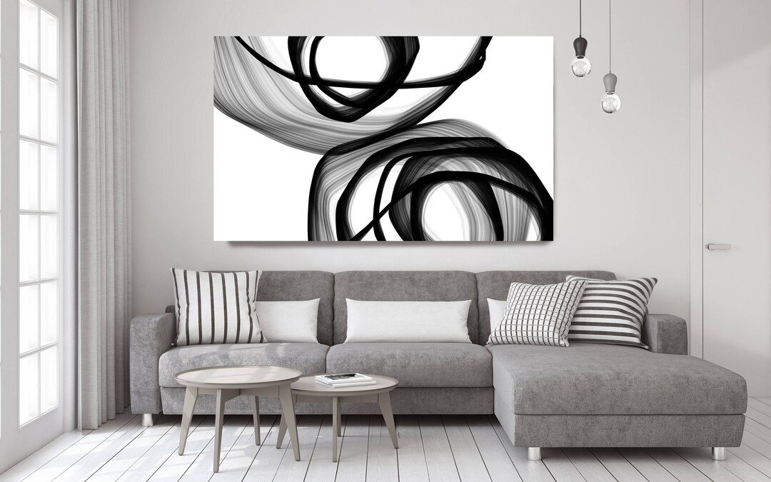 Minimalist Black and White,abstract Expressionism in Black and White 32 ...