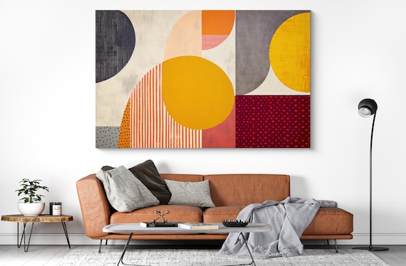 Midcentury Mod Vibes-5, Contemporary Art, Abstract Mid Century Print, Abstract Mid Century Modern Wall Art