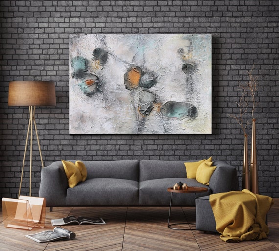 Organic Modern. Abstract Paintings Art, Wall Decor, Extra Large Abstract Colorful Contemporary Canvas Art Print up to 72" by Irena Orlov