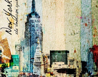 New York the American Spirit. New York Canvas Print by Irena Orlov up to 60"