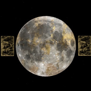 Moon Wall Decor Print | Mond Wand Kunst | Mond Moderne Kunst | Mond Leinwanddruck | Schlafzimmer Dekor | Planet Wandkunst | Weltall Wandkunst