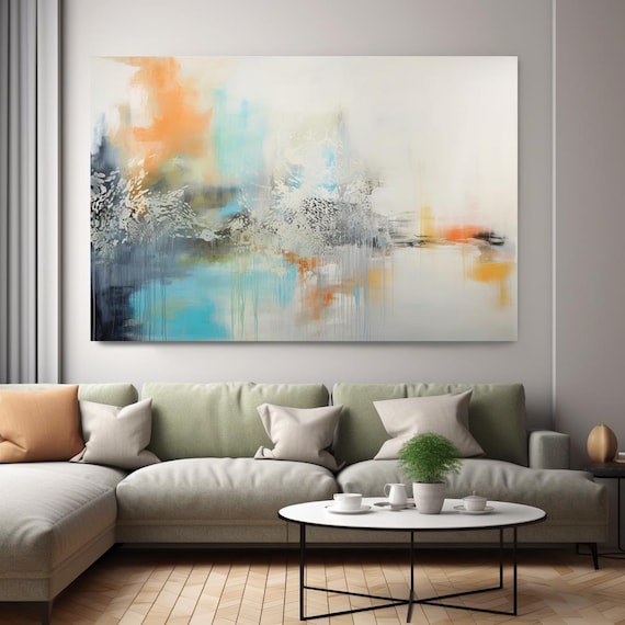 Majestic Ocean Ballet-7 – Coastal Abstract Canvas Print, Contemporary Ocean-Inspired Wall Art, Modern Beach House Decor