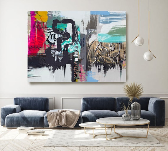 The Ability to Integrate, Street Art, Graffiti Art Print, Graffiti on canvas Street Art Painting Print on Canvas Graffiti Canvas Art Print