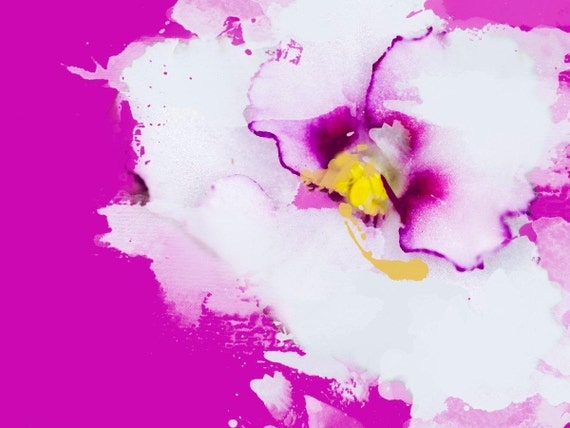 ピンクの色合い。花の絵画、ピンクと白の抽象アート、72インチまでの