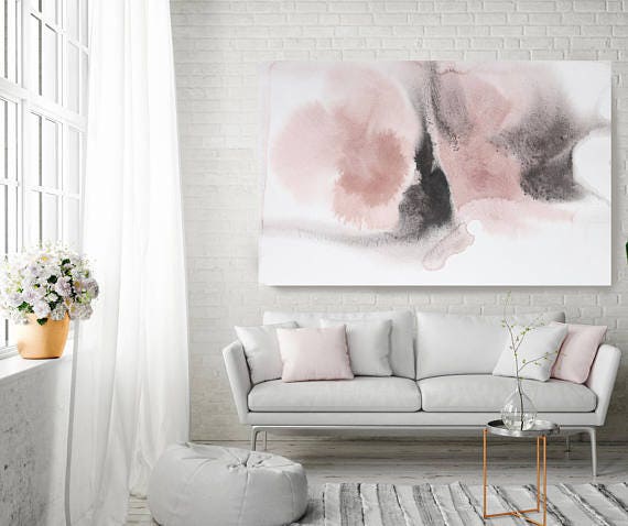 Instant Download Large Format, Shades of Pink 36 x 26", Extra Large Abstract Art by Irena Orlov