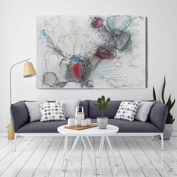 Organic Abstraction. Abstract Paintings Art, Wall Decor Extra Large Abstract Colorful Contemporary Canvas Art Print up to 72" by Irena Orlov