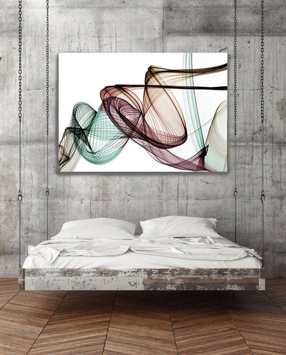 The Invisible World-Movement17_52_46, Abstract New Media Art, Wall Decor, Extra Large Abstract  Canvas Art Print up to 72" by Irena Orlov