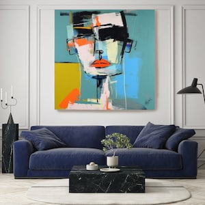 Human Faces Abstract Collection - HFC 28, Portrait Abstract Art ...