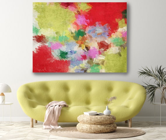 Green Abstract art Original Abstract Oil Painting on canvas Green ...