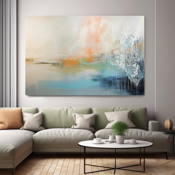 Majestic Ocean Ballet-9 – Coastal Abstract Canvas Print, Contemporary Ocean-Inspired Wall Art, Modern Beach House Decor