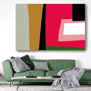 Moderne Form Wandkunst, abstrakte Wandkunst, moderne Wandkunst, Leinwand kunstdruck, Boho Wandkunst, moderne Leinwandkunst