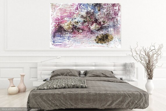 ORL-7362-B Charming. Abstract Paintings Art, Wall Decor Extra Large Abstract Colorful Contemporary Canvas Art Print up to 72" by Irena Orlov