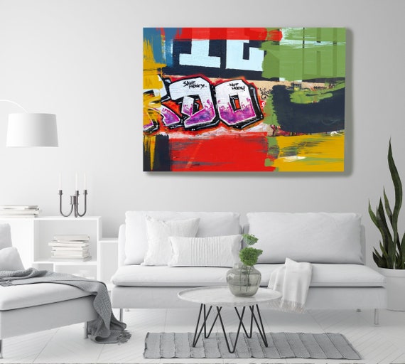 Street Art Project, Street Art Graffiti Art Print, Graffiti on canvas Street Art Painting Print on Canvas Graffiti Canvas Art Print Colorful