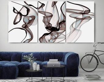 Triptych canvas print, 3 Panel Stretched Canvas Wall Art, Canvas Art Print, Abstract Wall Decor, Contemporary Art, Modern Canvas Art Print