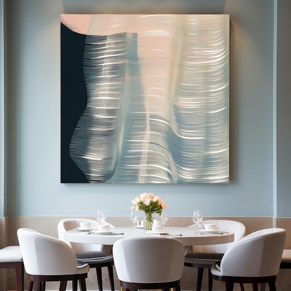 Prismatic Shapes-1, Pink Beige Contemporary art, Minimalist Painting Print, Canvas Print Painting Art, Office Art, Living Room Wall Decor