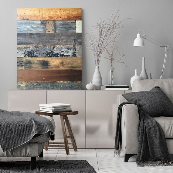 Rustic barn wood Canvas Art Print, Extra Large Canvas Print up to 90" by Irena Orlov