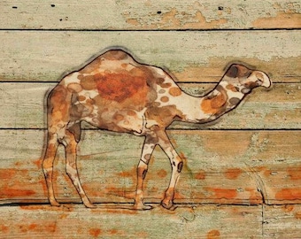 ON SALE Camel. Canvas Print by Irena Orlov 24x36" ,large animal canvas print, animal wall decor, animal art print, camel art print