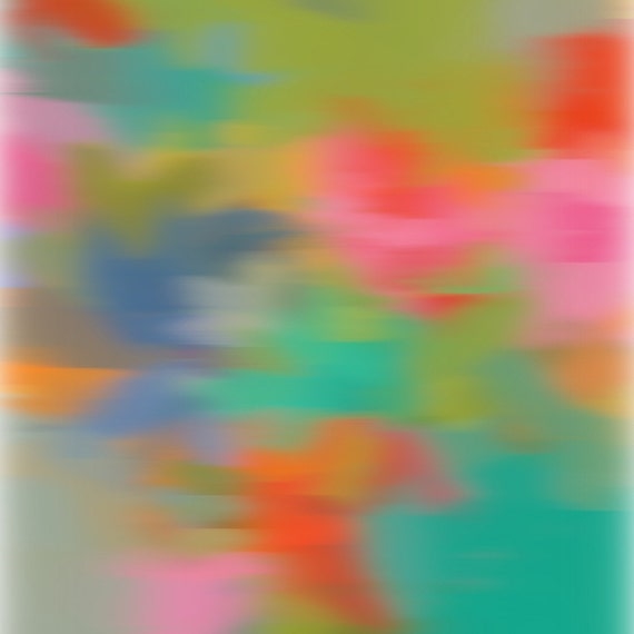 3D Blurred Boundaries - Abstract Expressionism N3. Canvas Print by Irena Orlov