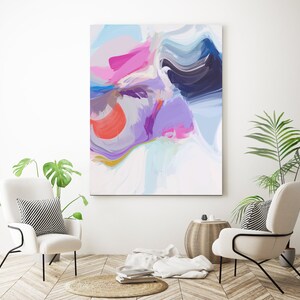 Clear aesthetic, Large abstract painting Original abstract painting Canvas painting Large canvas art Original painting Large Wall Art