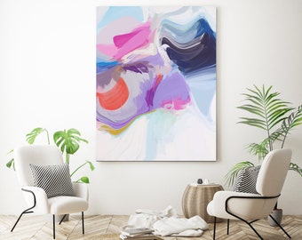 Clear aesthetic, Large abstract painting Original abstract painting Canvas painting Large canvas art Original painting Large Wall Art