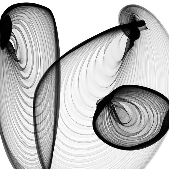 Industrial feel 21-04-46. New Media Abstract Black and White Canvas Art Print, Canvas Art Print up to 50" by Irena Orlov
