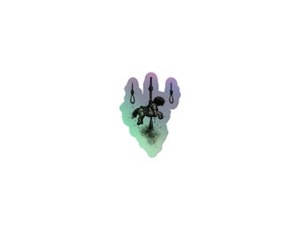 Unfinished Moment Nu Metal Album Art Holographic Sticker, Vinyl Laptop Decal, Metalhead Gift