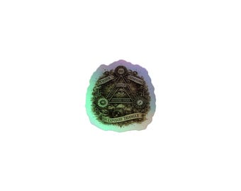Photography Exposure Triangle Holographic Sticker, Camera Decal, Photographer Gift