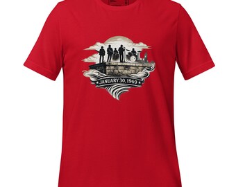 Das Dach Jam T-Shirt, Classic Rock Geschenk, Musikliebhaber Tee