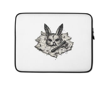 The Long Way to Bunny Man Bridge Laptop Sleeve, Virginia Folklore Computer Case, Urban Legend Cover
